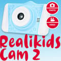 Miniatyrbild 3 av 5: AGFA PHOTO Realikids Cam 2 - Barnkamera, Foto, Video, Selfie, LCD-skärm 3,5'', Foto-filter, Litiumbatteri - Blå