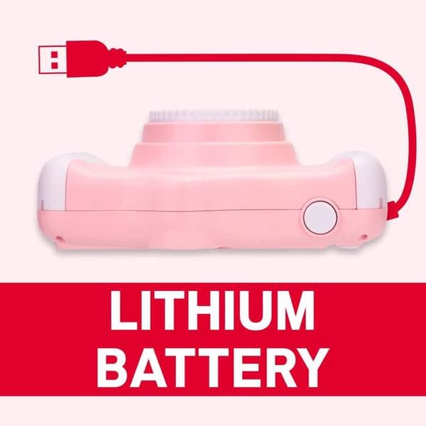 AGFA PHOTO Realikids Cam 2 - Barnkamera, Foto, Video, Selfie, LCD-skärm 3.5'', Fotofilter, Litiumbatteri - Rosa