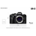 Miniatyrbild 2 av 3: Olympia E-M10 Mark IV spegellös kamerahus Svart