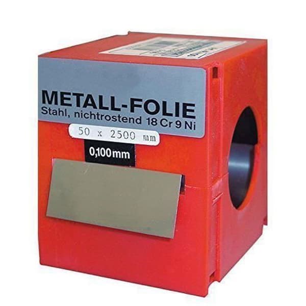 VOGEL-Tyskland Lektion band DIN 1544 rostfritt stål 0,150 mm 2500 mm x 50 mm - 464150
