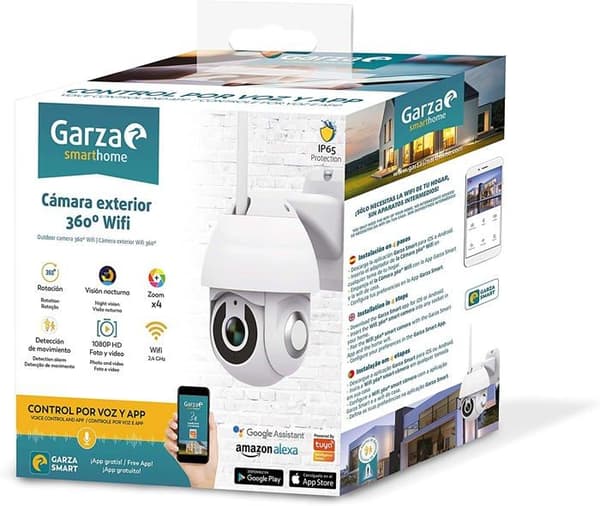 Garza elektronisk kamera - 401270 - GZ Camara Smart WiFi EXT IP66 360 1080p HD