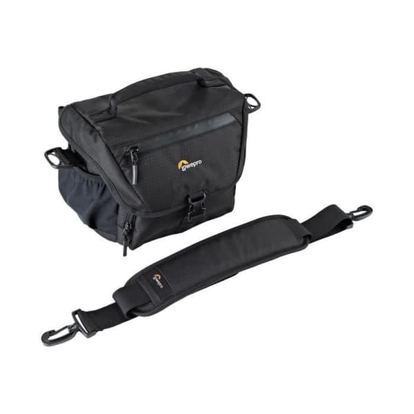 Axelväska - Lowepro - Nova 160 AW II - Polyester 600D - Väderbeständig skydd - Svart