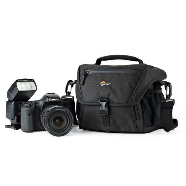 Axelväska - Lowepro - Nova 160 AW II - Polyester 600D - Väderbeständig skydd - Svart