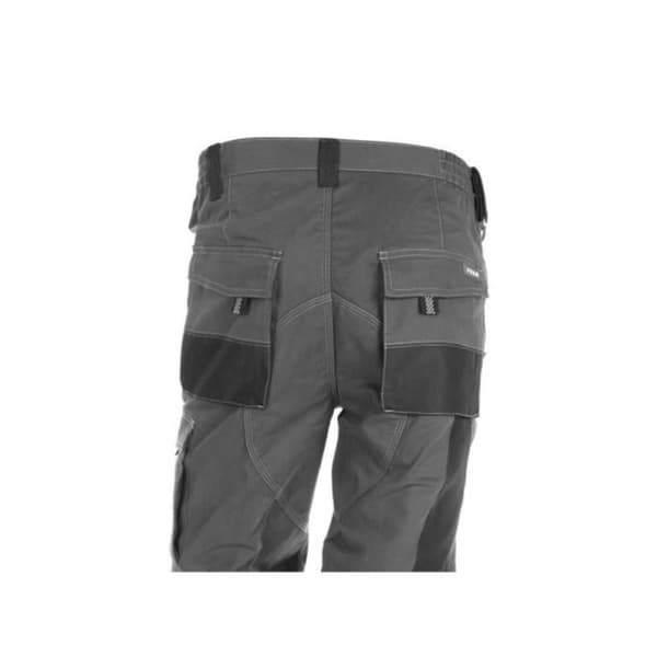 Juba Pantalon fickor bomull grå svart storlek L - 1