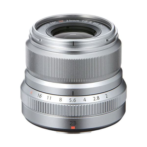 Fujifilm för hybrid objektiv Fujinon XF 23mm f/2 R WR silver