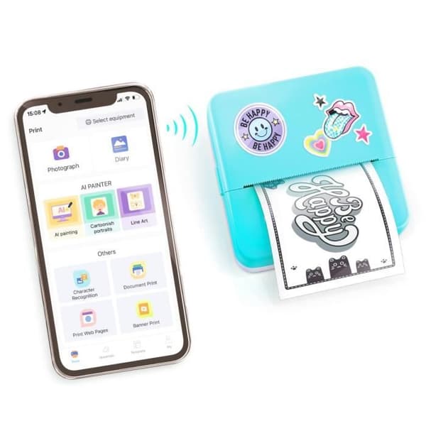 Canal Toys - Photo Creator Instant Pocket Printer - Termisk och ekonomisk utskrift - CLK 017