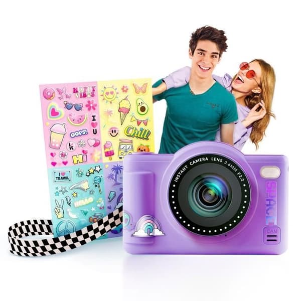 Canal Toys - Photo Creator - Pop-digikamera. väri violetti - sisältää 32 Gt:n SD-kortin