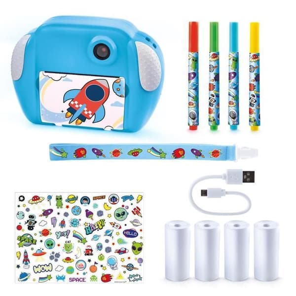 VALOKUVAN LUOJA - Lasten pikakuvakamera - Rakettiteema - CLK 011 - Canal Toys