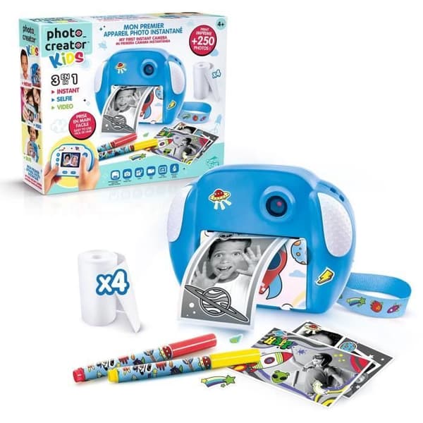 VALOKUVAN LUOJA - Lasten pikakuvakamera - Rakettiteema - CLK 011 - Canal Toys