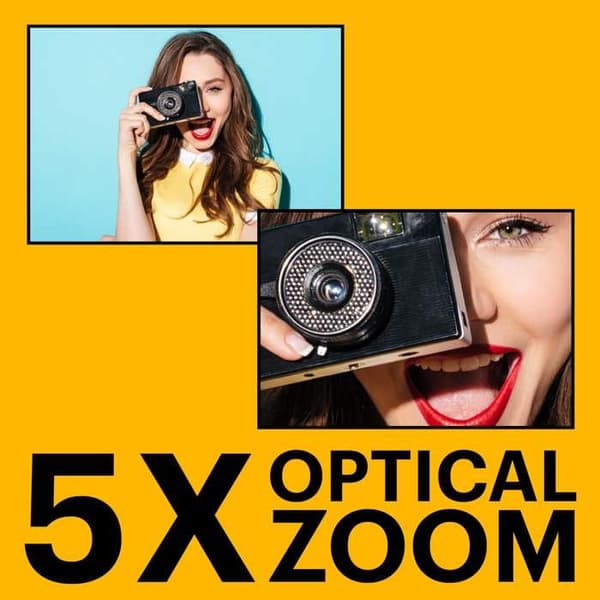 Digital kamera - Kodak - Pixpro FZ55RD - 16MP - Optisk zoom X5 - LCD-skärm 2.7 tum