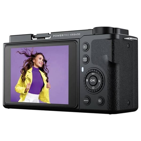 Easypix PowerPro VX6430 Digitalkamera 8 Mill. Pixel optisk zoom: 10 x svart inbyggt batteri, wifi, video 4
