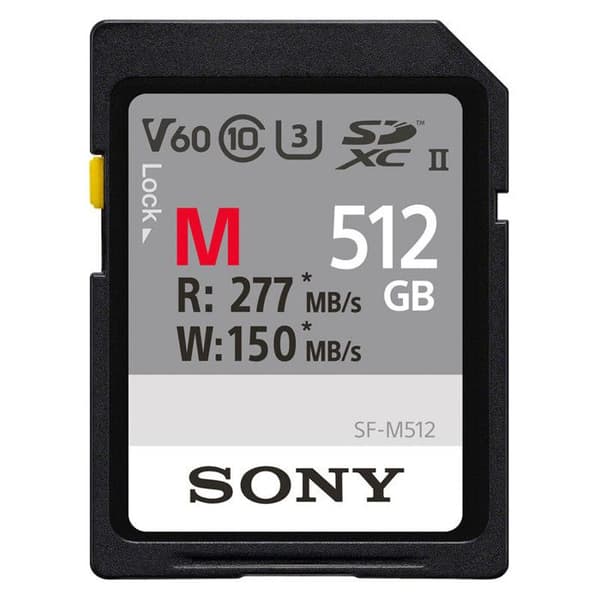 Sony SD-kort SF-M 512 GB R277/W150