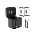 Miniatyrbild 1 av 2: Telesin Batteriladdare till GoPro Hero 13 Black med tre kanaler