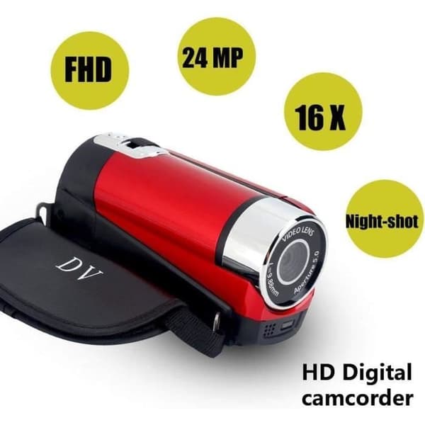 Full HD digital kamera Rotation 270 ° 1080P 16X DV kamera video Hög upplösning Professionell videokamera för fê