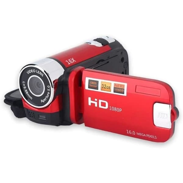 Full HD digital kamera Rotation 270 ° 1080P 16X DV kamera video Hög upplösning Professionell videokamera för fê