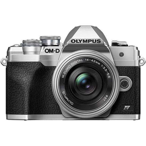 Kamera - Olympus - OM-D E-M10 Mark IV - 20 MP - Video 4K - 5-axlig stabilisering Silver
