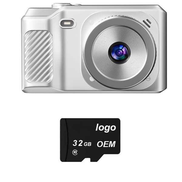 INF Fånga minnen med K10 digitalkamera & 32GB TF-kort Vit