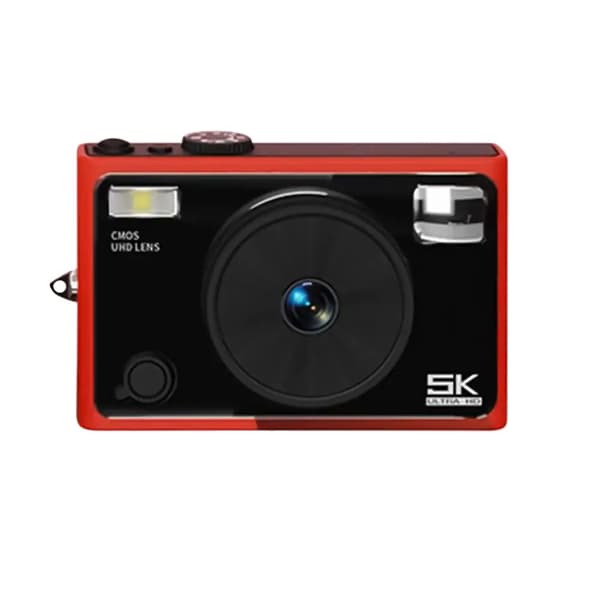 5K Digitalkamera, 61MP, Vejrbestandig,Rød