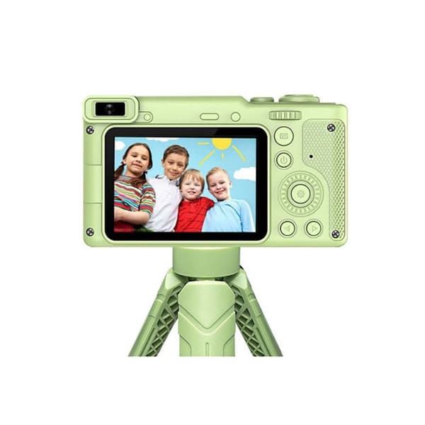 Digital kamera Insteen 50 MP Video 4K med ljusgrönt stativ