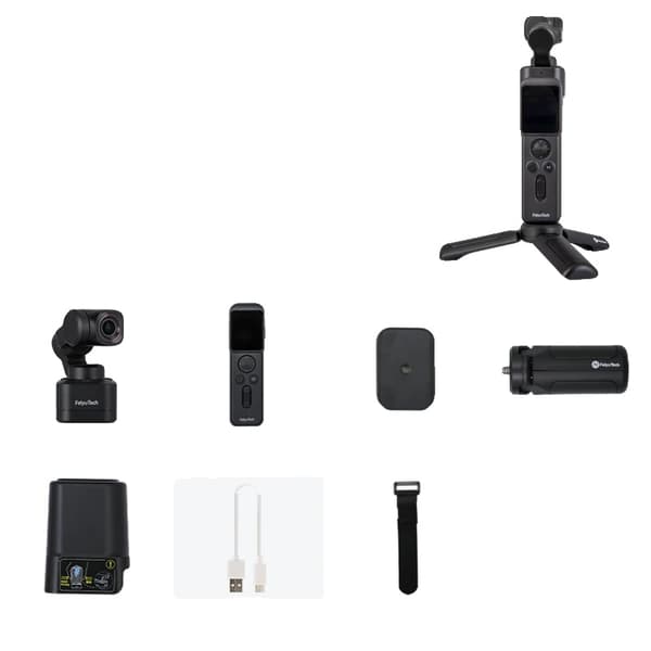 Lomme 3 Stabiliseret Håndholdt Kamera, 3-Aksel Stabilisering, 4K Videooptagelse,Lomme 3 Sæt