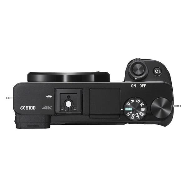 Hybridkamera - Sony - Alpha A6100 - Svart - Kropp endast - 2 års garanti