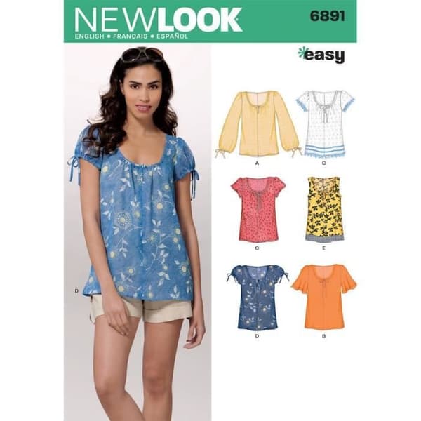 New Look NL Mönster T-Shirt 22 x 15 cm - 6891