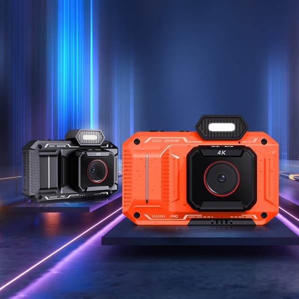 INF Indfang minder med 4K digitalkameraet Orange