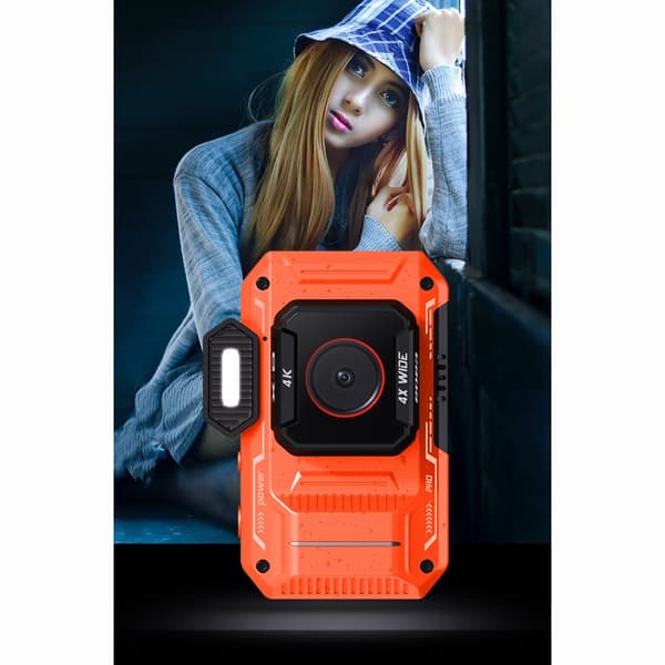 INF Indfang minder med 4K digitalkameraet Orange