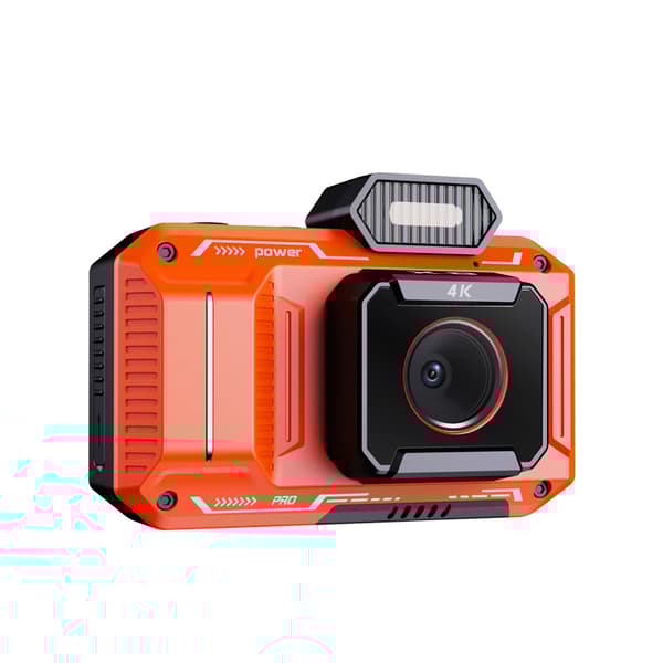 INF Indfang minder med 4K digitalkameraet Orange