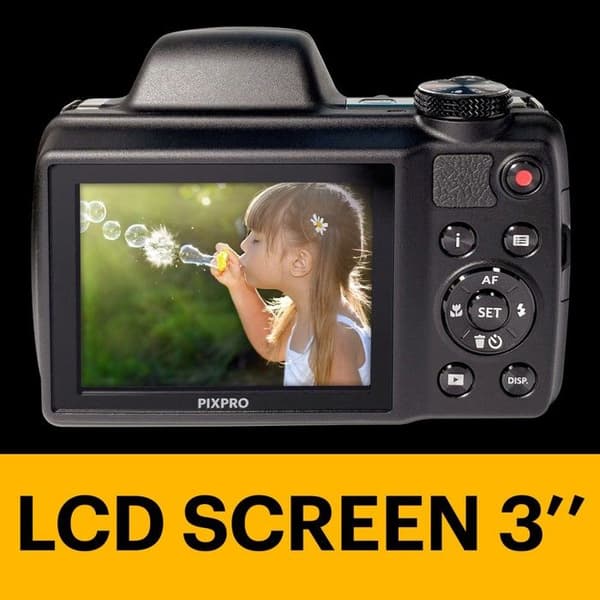 Digital Bridge Camera - KODAK - AZ528 - 16 MP - Optisk Zoom x52 - Full HD Video 1080p