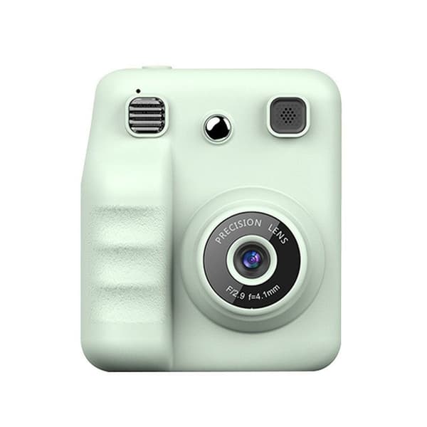 Lollanda 1080P digitalkamera til børn – direkte udskrivning, med 32 GB hukommelseskort og fotopapir, lang batterilevetid, bærbar og nem at bruge Grøn