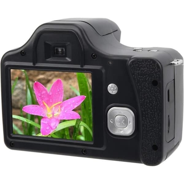 Lazimin Digital Kamera med 18X zoom, 3,0 tum HD LCD-skärm SLR Videokamera, Bärbar Långdistansträning, Mikrofon