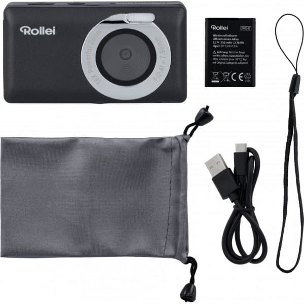 Rollei Compactline Pocket digitalkamera, svart
