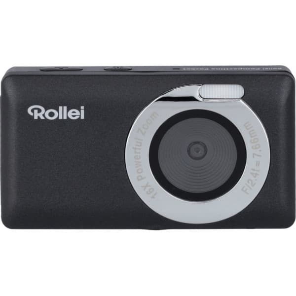 Rollei Compactline Pocket digitalkamera, svart Svart