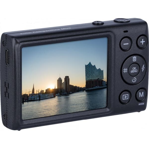 Rollei Compactline Mini digitalkamera, svart