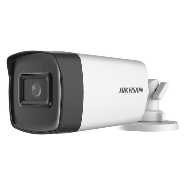 CAMERA TURBOHD 5MP 2.8MM IR40M POC "DS-2CE17H0T-IT3E2C" (timbru verde 0.8 lei) Svart, Vit