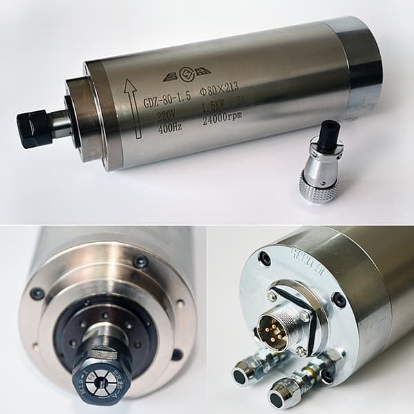 CNC Fræsemaskine Spindelmotor, 800W, Vandkølet Spindel