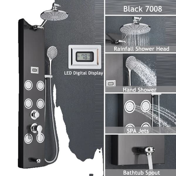 Brusepanel, Vandfaldsregn, Digitalt Display