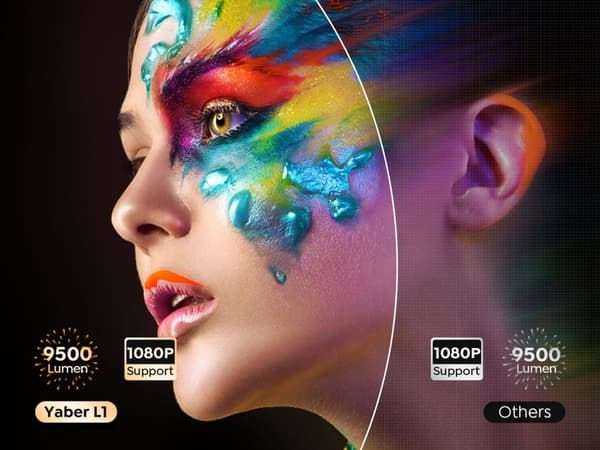 Projektori, WiFi, 9500 lumenia