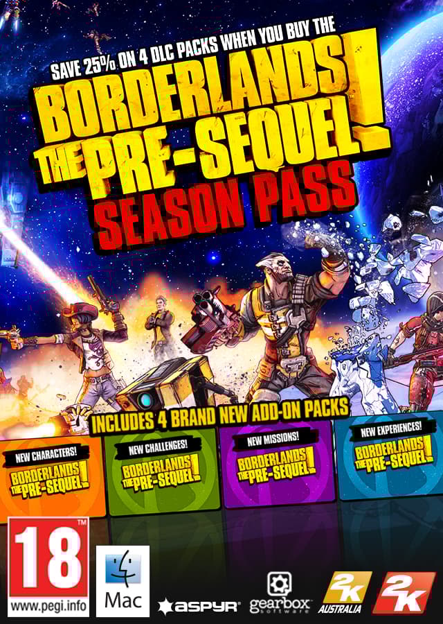 Borderlands: The Pre-Sequel Season Pass (MAC)