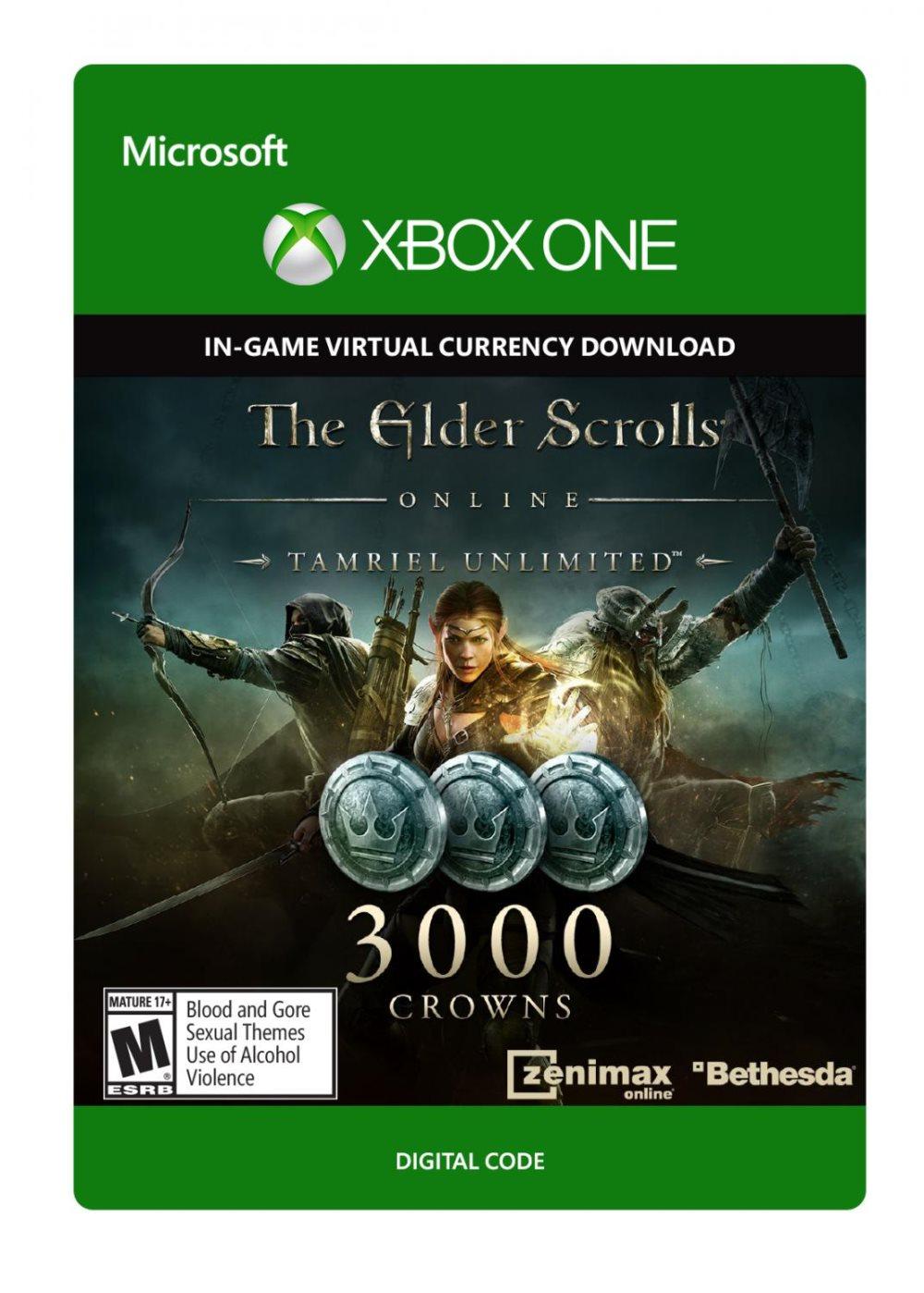 The Elder Scrolls Online: Tamriel Unlimited 3000 Crowns