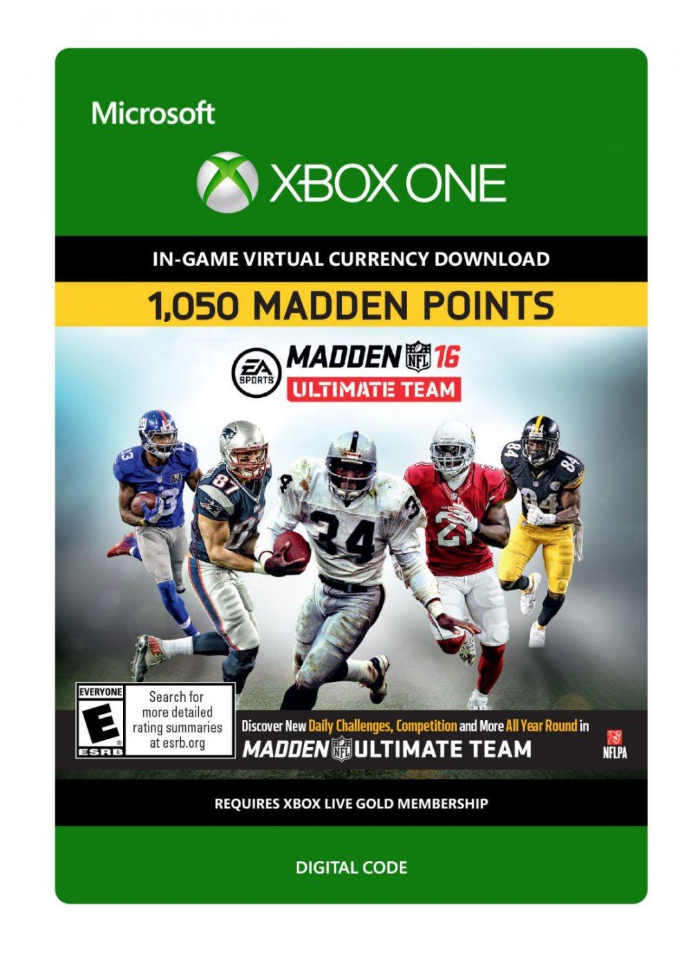 Madden NFL 16 - 1,050 MADDEN POINTS