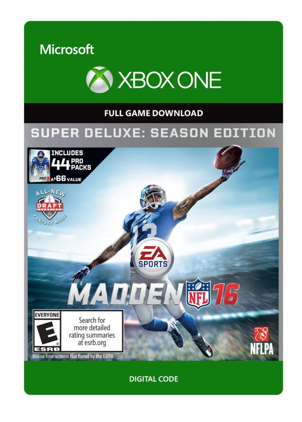 EA SPORTS MADDEN NFL® 16 SUPER DELUXE: SEASON EDITION