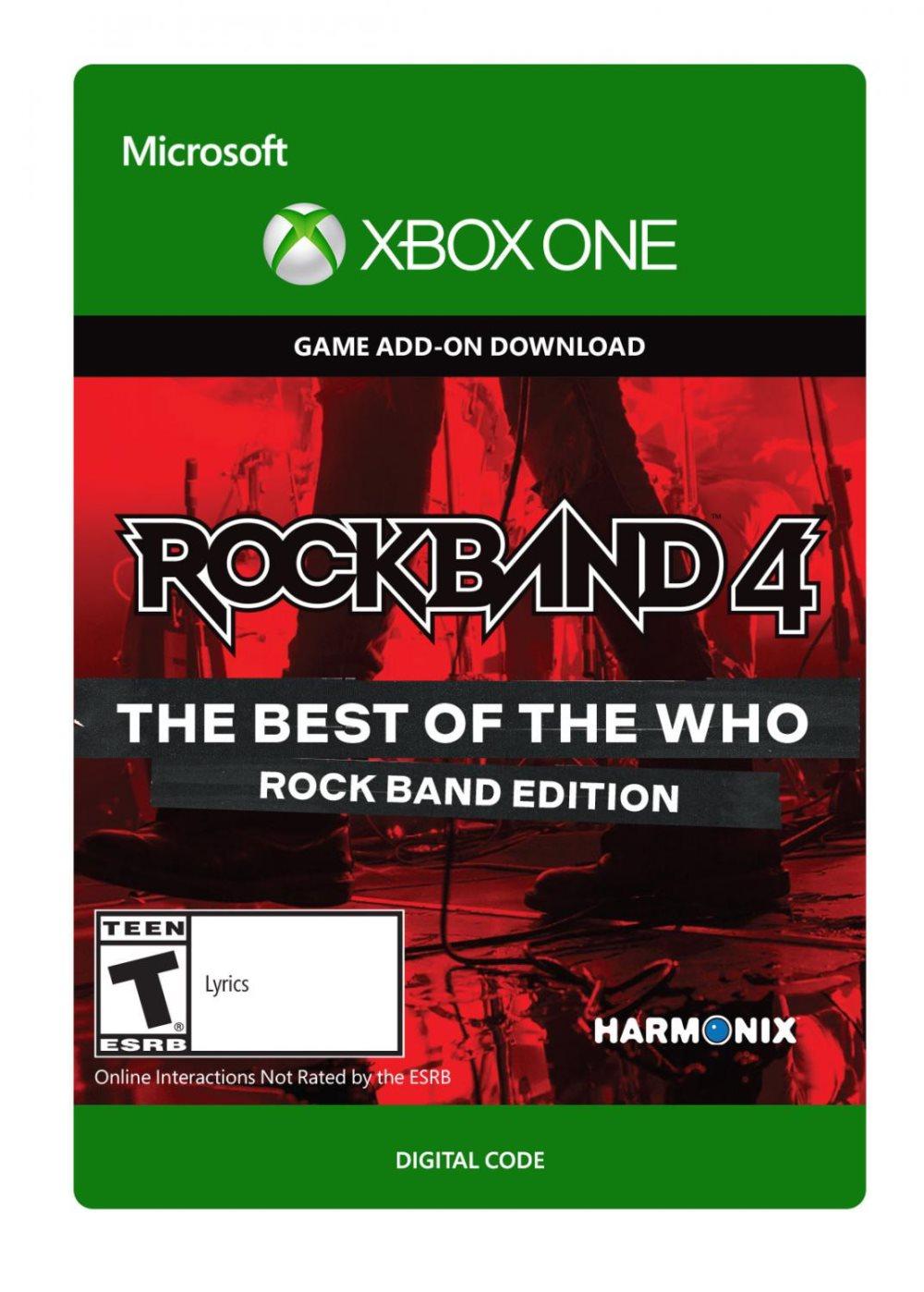ROCK BAND 4: THE BEST OF THE WHO: ROCK BAND EDITION