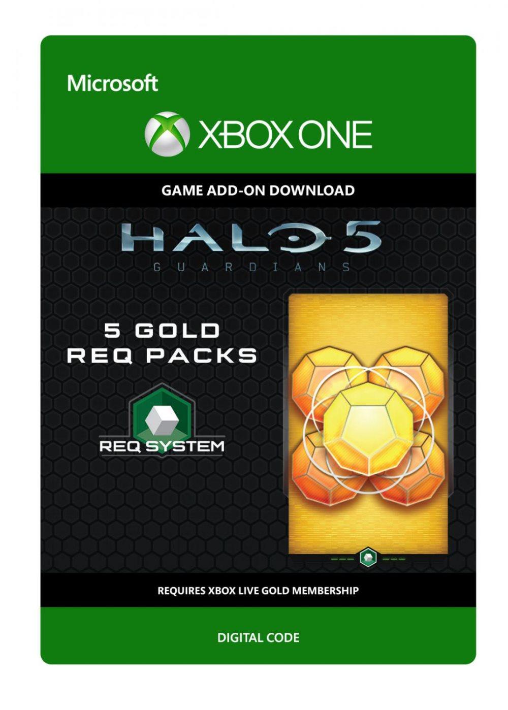 Halo 5: Guardians - 5 Gold REQ Packs