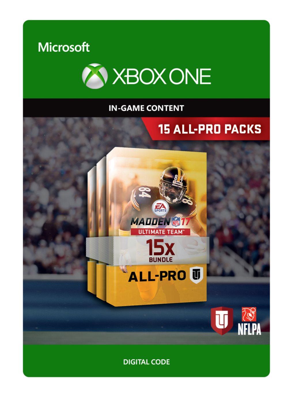 Madden NFL 17: 15 All-Pro Pack Bundle