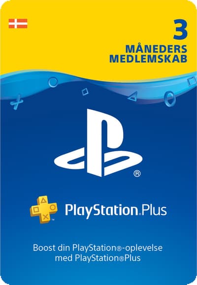 PlayStation® Plus: 3 Måneders Medlemskab (Denmark)
