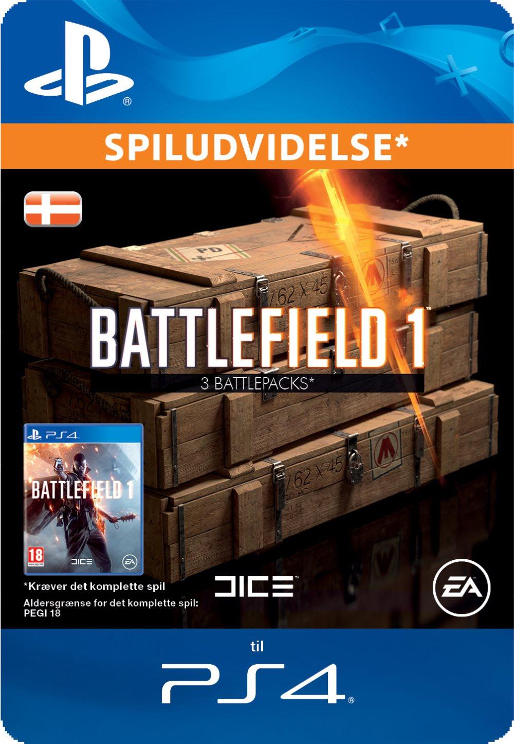 Battlefield 1 Battlepacks x 3 (DK)