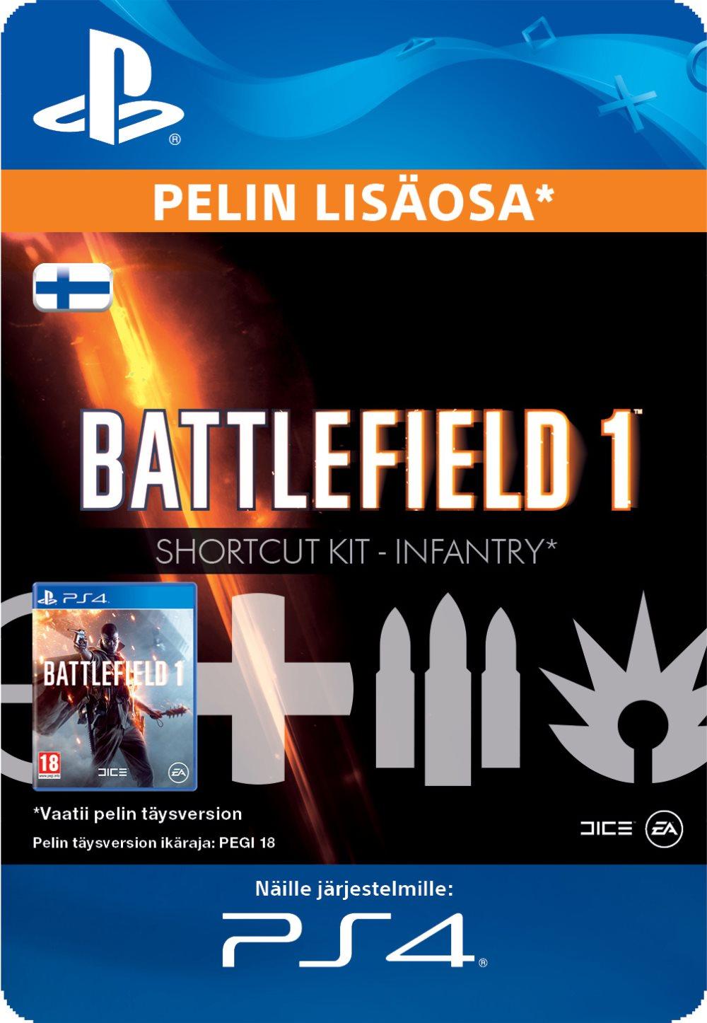 Battlefield 1 Shortcut Kit: Infantry Bundle (FI)