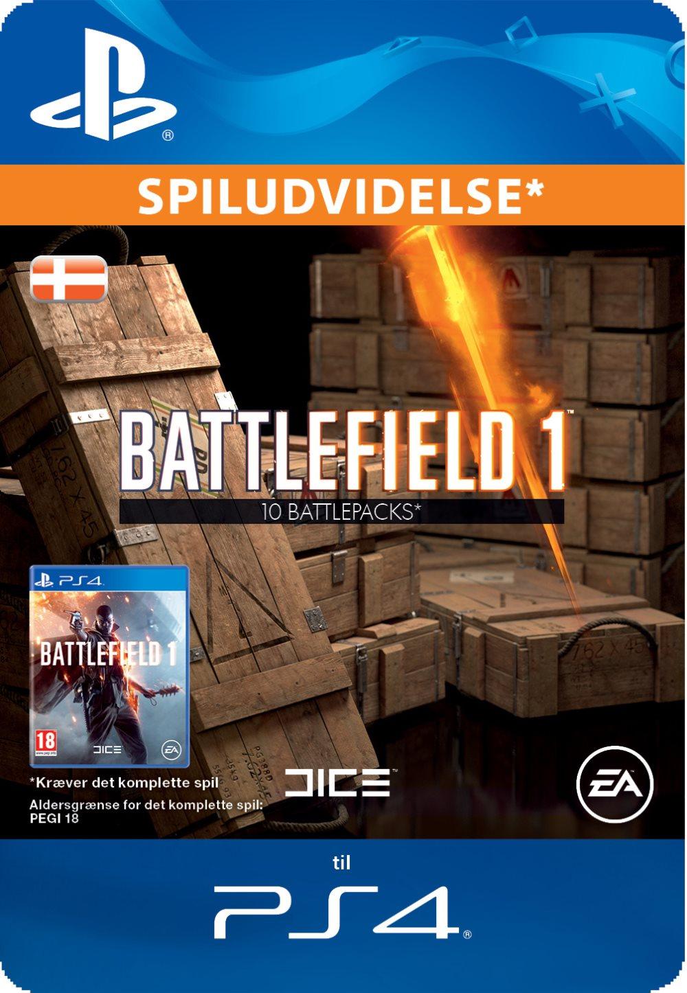 Battlefield 1 Battlepacks x 10 (DK)